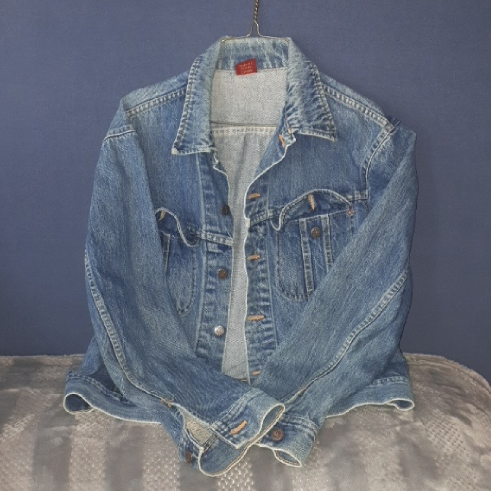 Lee Blue Denim Jacket with Red Tag